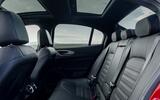 Alfa Romeo Giulia rear passenger space