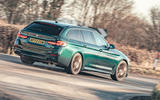 alpina b5 gt review 2025 05 cornering rear alpina b5 gt review 2025 05 cornering rear
