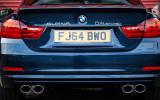 Alpina D4's quad-exhaust system