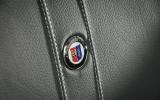 Alpina badges in XD3's leather seats
