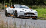Aston Martin Vantage GT12 cornering