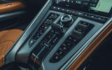aston martin db12 review 2023 14 cnetre console buttons
