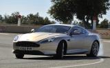 Aston Martin DB9 cornering