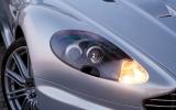Headlights look pretty but they offer startlingly little light for a car with this performance potential Aston Martin DBS headlights