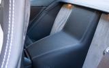 Losing the rear seats in the DBS has allowed Aston to call it a '2+0'  Aston Martin DBS's rear seats