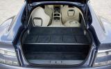 At 317 litres, the boot is small and its opening will limit loading possibilities Aston Martin Rapide boot