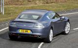 Approach the limit gently and it is the Rapide’s front tyres that will slip first, but they do so progressively Aston Martin Rapide rear cornering