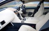 Cabin is exceptionally well built, while the front seats are comfy yet supportive Aston Martin Rapide interior