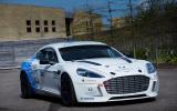 Hydrogen powered Aston Martin Rapide S finished the race