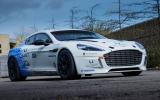 Hydrogen powered Aston Martin Rapide S finished the race