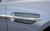 The air vent in the front wing is a styling cue adopted by Aston Martin decades ago Aston Martin Rapide side vents