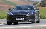 The driver has a choice of only two damper modes, being either the car’s default setting, or a firmer setting  Aston Martin Virage cornering