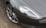 New aluminium front grille is inspired by that of the One-77. Aston Martin Virage headlights