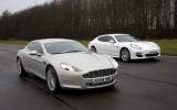 Aston Rapide v Porsche Panamera