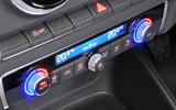 Audi A3 Cabriolet climate controls