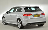 Audi A3 Sportback rear quarter