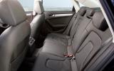 Excellent head and legroom for two passengers; centre seat best for short trips Audi A4 rear seats