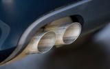 Exhaust tail pipes are single skinned and look a little cheap as a result Audi A4's dual-exhaust system