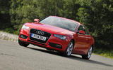 Audi A5 cornering