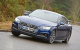Audi A5 cornering