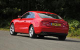 Audi A5 rear cornering
