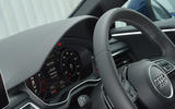 Audi A5 perforated steering wheel