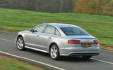 Audi A6 rear cornering