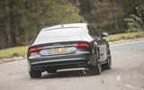 Audi A7 rear cornering