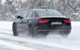 Audi S8 - first spy pics
