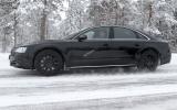 Audi S8 - first spy pics