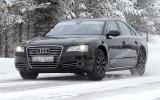 Audi S8 - first spy pics