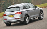Audi Q5 rear cornering