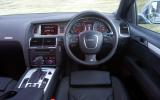 Cabin feels expensive and beautifully built; shame about the small steering wheel Audi Q7 dashboard