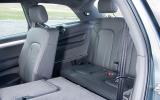 Third row passengers will feel squeezed despite overall body bulk Audi Q7 third row seats