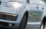 Five-metre-long Q7 is one of the most imposing vehicles on the road Audi Q7 front headlight