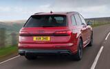 Audi Q7 rear three quarter tracking