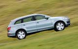 Six-speed automatic gearbox is smooth and changes intelligently Audi Q7 side profile