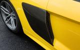 The side blades are the most conspicious part of the Audi R8