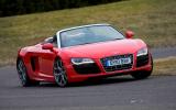 Audi R8 V10 Spyder cornering