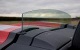 Audi R8 V10 Spyder's wind deflector