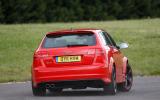 Audi RS3 rear cornering
