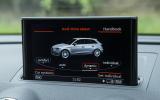 Audi RS3 Sportback vehicle settings