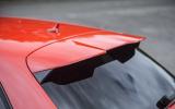Rear spoiler on the Audi RS3