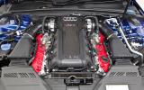Audi RS4 Avant's V8 engine