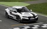 A hot lap in the passenger seat of Audi&#039;s self-driving RS7 