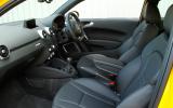 Audi S1's front seats