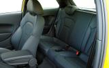 Rear seats in the Audi S1