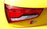 Rear lights on the Audi S1