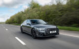 Audi S8 2025 review front tracking 40 Audi S8 2025 review front tracking 40