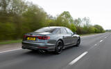 Audi S8 2025 review rear tracking 43 Audi S8 2025 review rear tracking 43